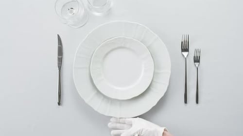 Overhead of Table Setting with Ruler