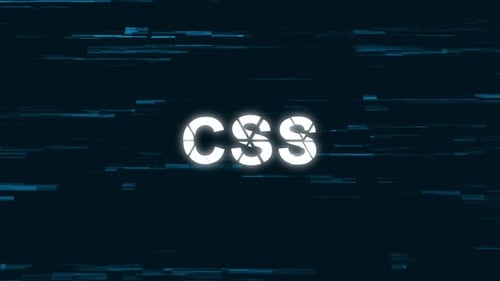 Digital Glitch Text Reveal Animation