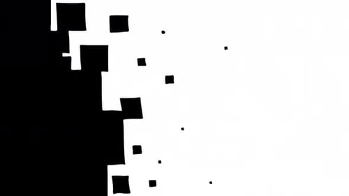 Hand Drawn Block Pixel Reveal Transition