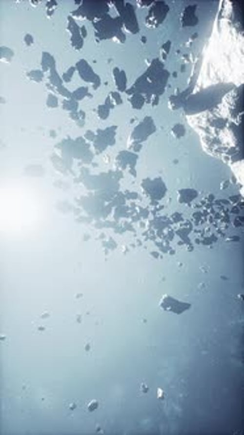 Many Big Asteroids in Space