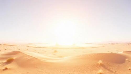Nuclear Blast In A Desert