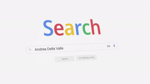 Andrea Della Valle Google search