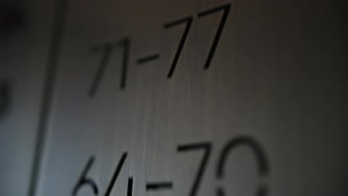 Apartment and Floor Number Sign