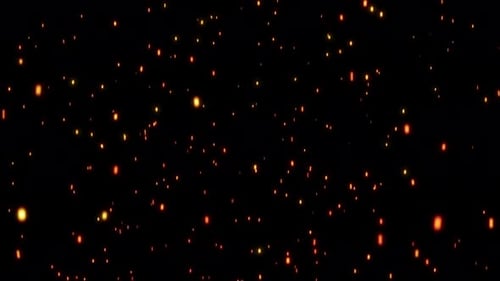 Floating Golden Particles Abstract Background Animation