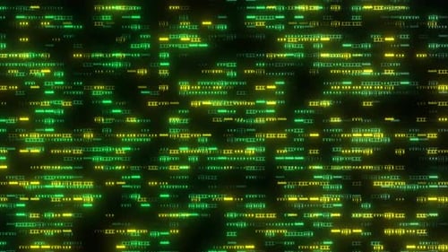 Animated Digital Data Stream Tech Background