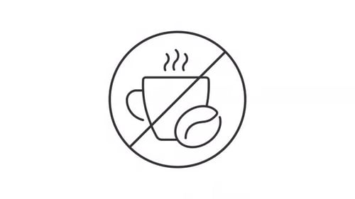 No caffeine line animation