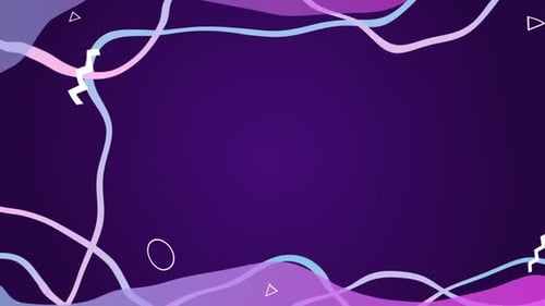 Abstract Fluid Wavy Lines Background Animation