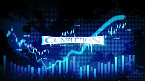 Completion Words In The Petroleum Industry On Digital Background