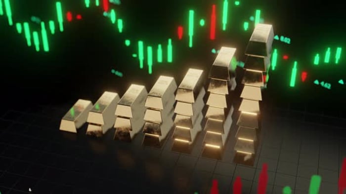 graph showing stocks falling, Motion Graphics ft. red graph & falling ...