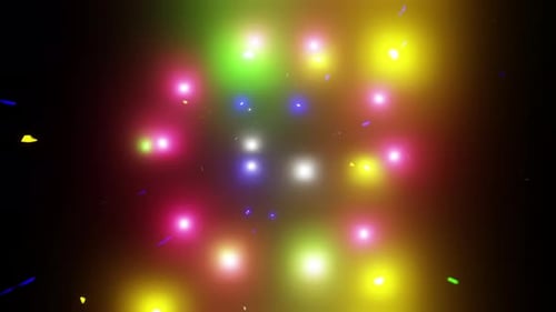 Abstract flickering emergency lights yellow and green laser overlay 3d render. Disco ball, dance