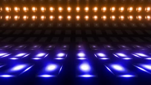 4 K Colored Flashing Lights Loop 3