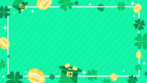 St Patricks Day Frame Background v2