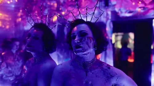 Close up of Theatrical Makeup Artist
