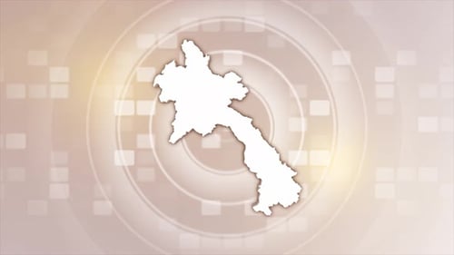 Animierte Karte von Laos