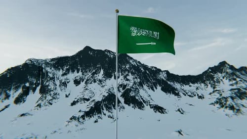 Epic Mountain Flyover Logo Reveal