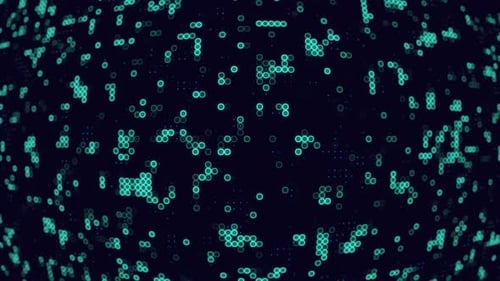 Futuristic Digital Data Flow Grid Background