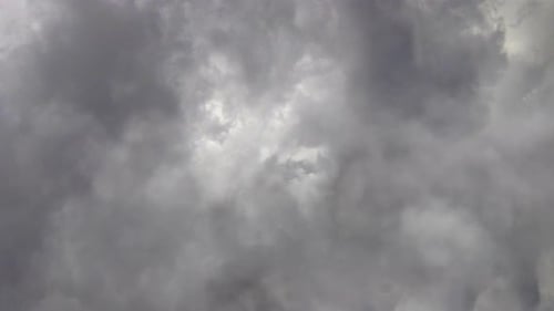 dark sky moving with stormy weather.