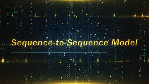 Sequence To Sequence Model Word On Technology Background