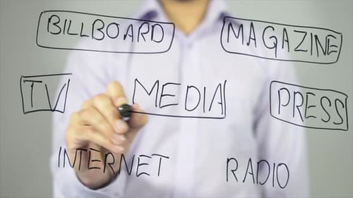 Infográficos de mídia