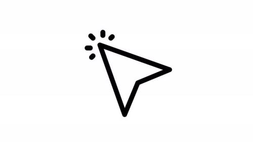 animation de l'icône de la ligne de curseur