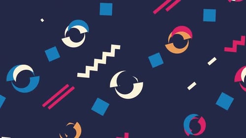 Flat Design Geometric Background