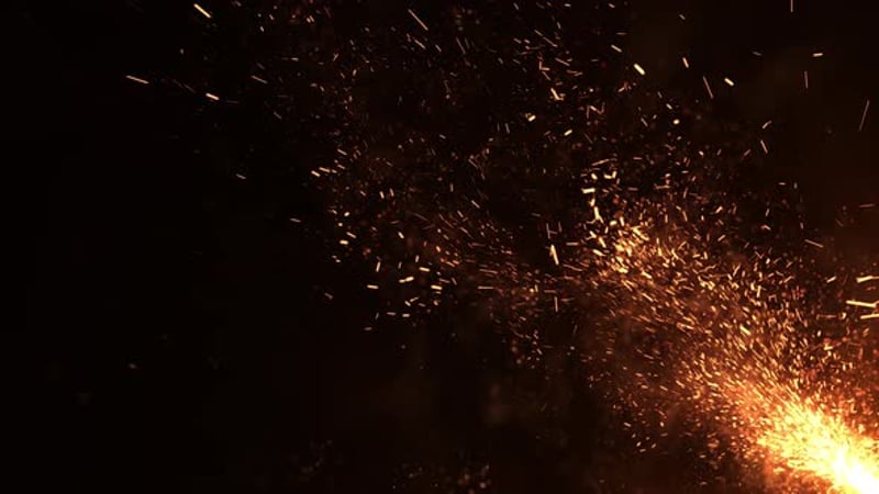 Fire Sparks Particles Background | Ember Particle Background ...