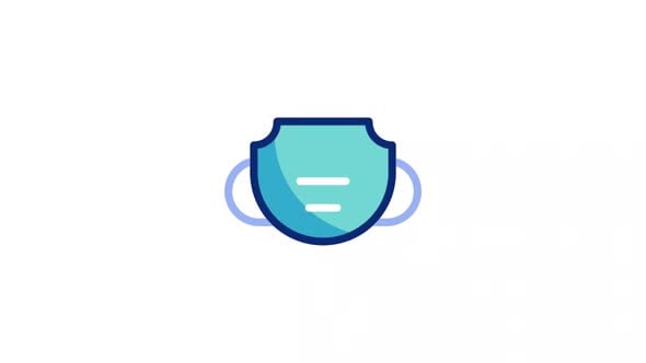 Face Mask Animated Icons , Elements Motion Graphics ft. abstract ...