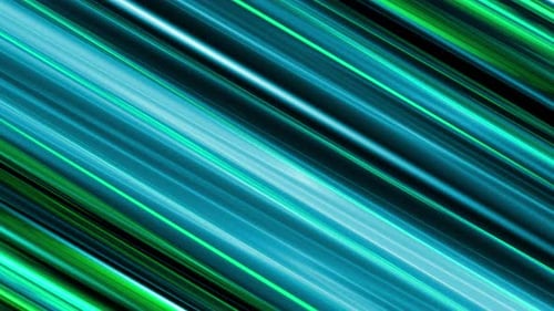 Pulsing Diaginal Blue & Green Lines Background