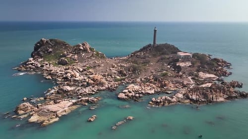lighthouse on the island