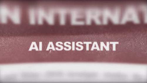 Ai Assistant Breaking News Photoreal Newspaper