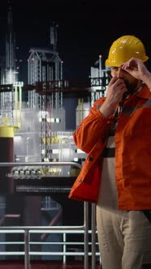 Vertical Video Coordinating Safe Supply Routes Global Oil Crisis and Offshore Platform Team