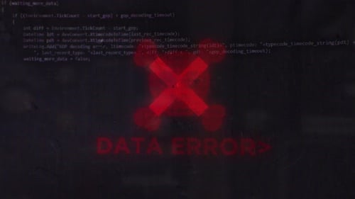 Error de datos en Hacker Vh Skull Pirates y símbolo de ciberataque con un error