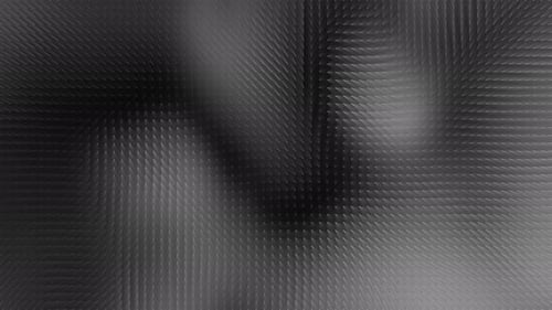 Patrón matricial de líneas en movimiento abstracto en bucle con senderos borrosos y flujo de ruido dinámico