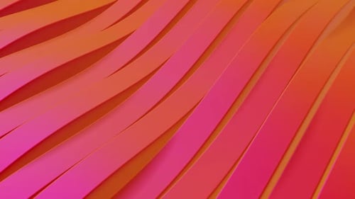Abstract Seamless Fluid Ribbons Wave Background Loop