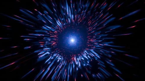 Mesmerizing Space Tunnel VJ Loop Ideal for Live Visuals