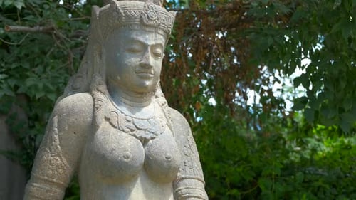 Asian Woman Statue