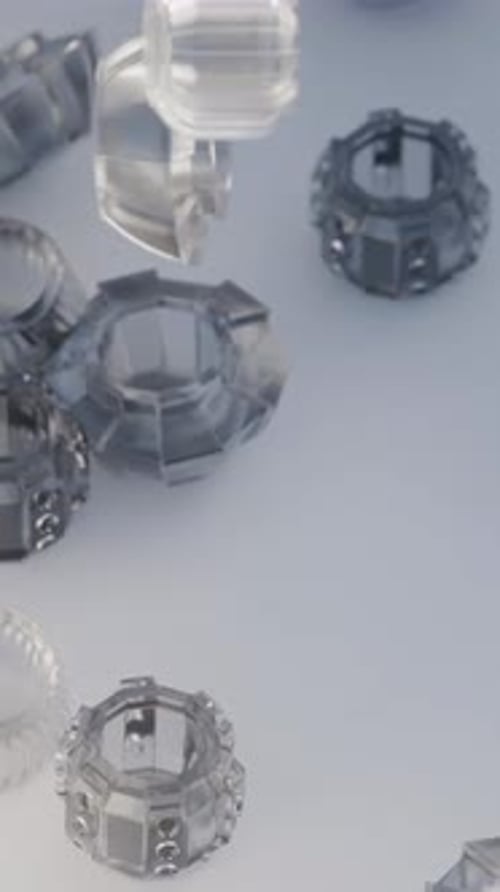 Vases Loop 3D Morph Animation