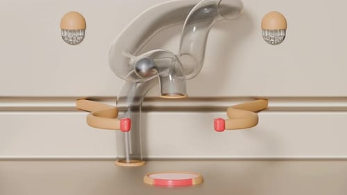 Slice 3D Loop Shapes Animation