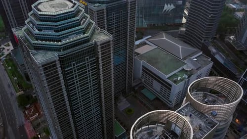 Aerial Views of the Jakarta Skyline