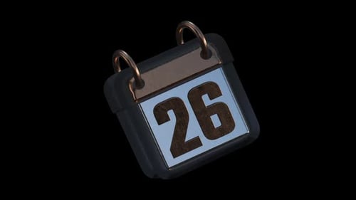 Calender Number Count 26