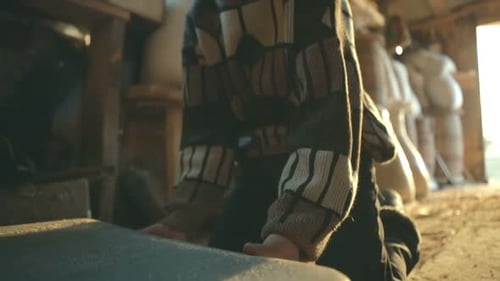 Boy Orphan Falls to His Knees and Opens Old Secret Suitcase