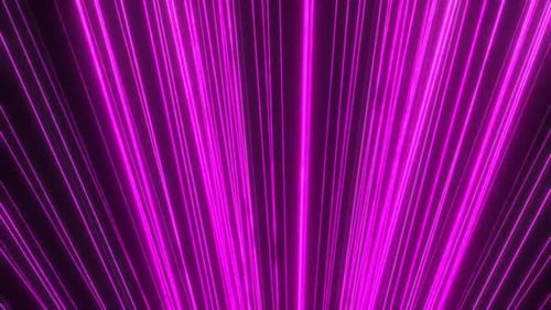 Abstract Animated Glowing Neon Light Rays Background