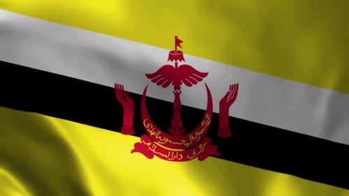 Brunei Flag Animation