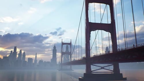 3D Bridge At Sea