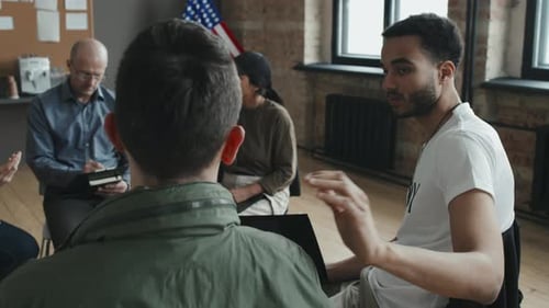 Support Group Circle Meeting Discussion