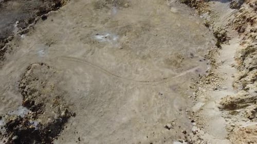 Arid Soil Aerial View