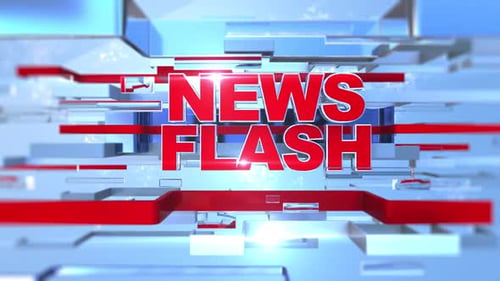 Modern Corporate News Flash Title Reveal Broadcast Intro
