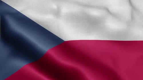 Flaggenfront der Tschechischen Republik