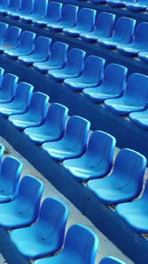 Vertical View Of Stadium Seats