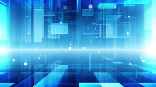 Blue Corporate Background Loop